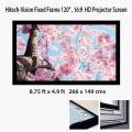 Hitech-Vision Fixed Frame Projector Screen - Matt White 120" 16:9 (8.75 ft x 4.9 ft). 