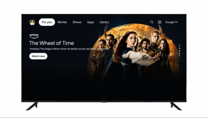 EcoStar CX-65Q968 65 Inch 4K QLED Google TV 120Hz DLG Dolby Vision Dolby Atmos HDR10 Android 14 HDMI 2.1