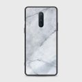 OnePlus 8 Cover - SkinLee HQ Infinity Glass Case (Soft) - White Marble - SKINLEE-255-1-921-474. 