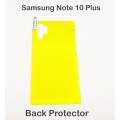 Samsung Galaxy Note 10 Plus Back Clear Jelly Protector Soft Film Protection Hydrogel Film Protector For Samsung Galaxy Note 10 Plus. 