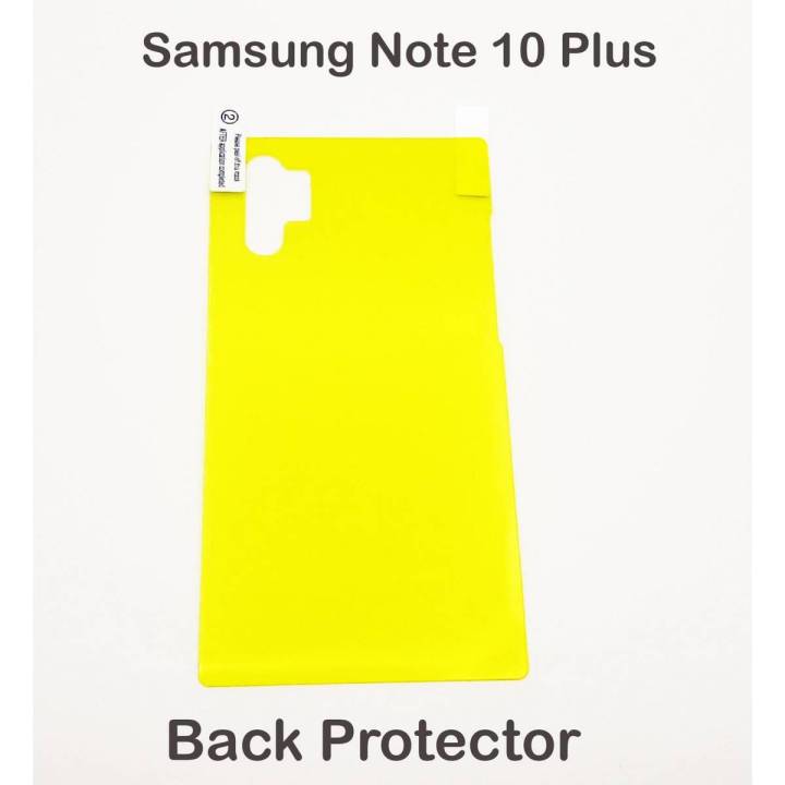 Samsung Galaxy Note 10 Plus Back Clear Jelly Protector Soft Film Protection Hydrogel Film Protector For Samsung Galaxy Note 10 Plus