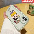 JIUMOO For Samsung galaxy S20 Case Cartoon Crayon Shin Chan Colorful Lovely Wave Border Soft Clear Shockproof Phone Cases Creative Camera Transparent Casing Simple Gentle Protective Cover. 