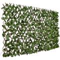 Plant Fence Artificial Garden Plant Fence Garden UV Protected Privacy Screen Used For Decoration Height:1.2 Feet Extended Widtht:4 Feet. 