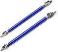 Universal Front Splitter Support Rods Red | Strut Rods for Car | Adjustable front bumper bars. 