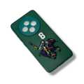Oppo Reno 12F Polo Case Santa Barbara 3D Embroidery Leather Back Cover. 