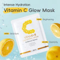 LAIKOU Viatmin C Glowing Mask Deep Hydration Smooth Skin Brightening Nourish Skin 25g*1 sheet. 