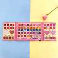 68 Colors Cartoon Design Multicolored Matte Eyeshadow Palette with Puff Sticks Glitter Sequins Eye Shadow Professional Make Up. 