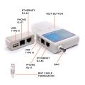 Universal Network Cable Tester - BNC, RJ45, RJ11, USB 4 in 1 Cable Multitester. 