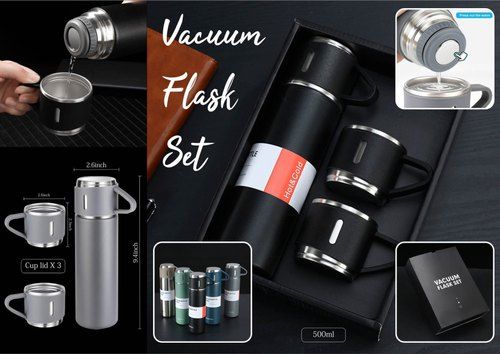 Vacuum Flask Set With 2 Cups Best For Camping,Travelling And Outdoor