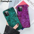 Protect Cover For iPhone 11 Pro Case Luxury Emerald marble Fashion Female Lady Rhinestone Phone Cases For iPhone 11 Pro Back Cover For girls and Boys. 