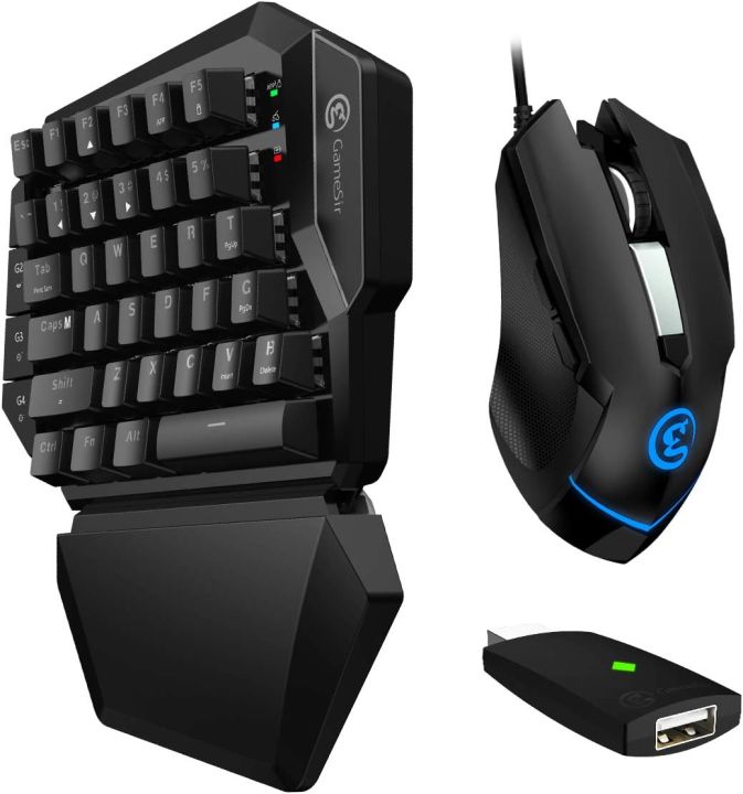 Gaming Keyboard and Mouse GameSir VX  for PS4, Xbox One/Xbox Series X/S, Switch, PS3, PC VX AimSwitch Keypad and Mouse Adapter