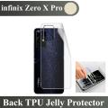 infinix Zero X Pro Back Jelly Protector Soft Film Protection TPU Hydrogel With Sides Cover For zero x pro - Transparent. 