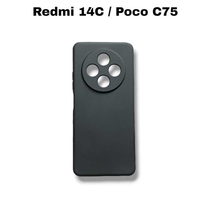 Poco%20C75%204G%20/%20Redmi%2014C%204G%20Back%20Cover%20Soft%20Matt%20Camera%20Protection%20Phone%20Case%20for%20Poco%20C75%204G%20/%20Redmi%2014C%204G%20-%20Image%203