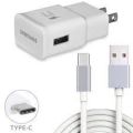Original Adaptive Fast Charger Type-c-Cable FOR Samsung Galaxy S8 / S8 Plus S9 / S9 Plus S10 S10E S10 Plus Charger - Note 8 Note 9 - Black. 