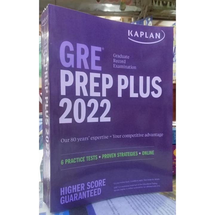 GRE Prep Plus 2022: 6 Practice Tests + Proven Strategies + Online (Kaplan Test Prep) by Kaplan Test Prep
