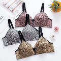Cheetah Print Padded Push-Up Bra - Soft Foam, Sizes 32-38. 