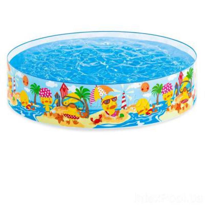 Intex Ocean Snapset Play Pool For Kids with out Air kids inflatable Bathtub 40" x 10″ - 58477