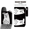 2.5D Stereo Matte Anime Skull Leaf Fruit Graffiti Cover Skin Film Sticker Case for Uwell Caliburn Koko AK2. 