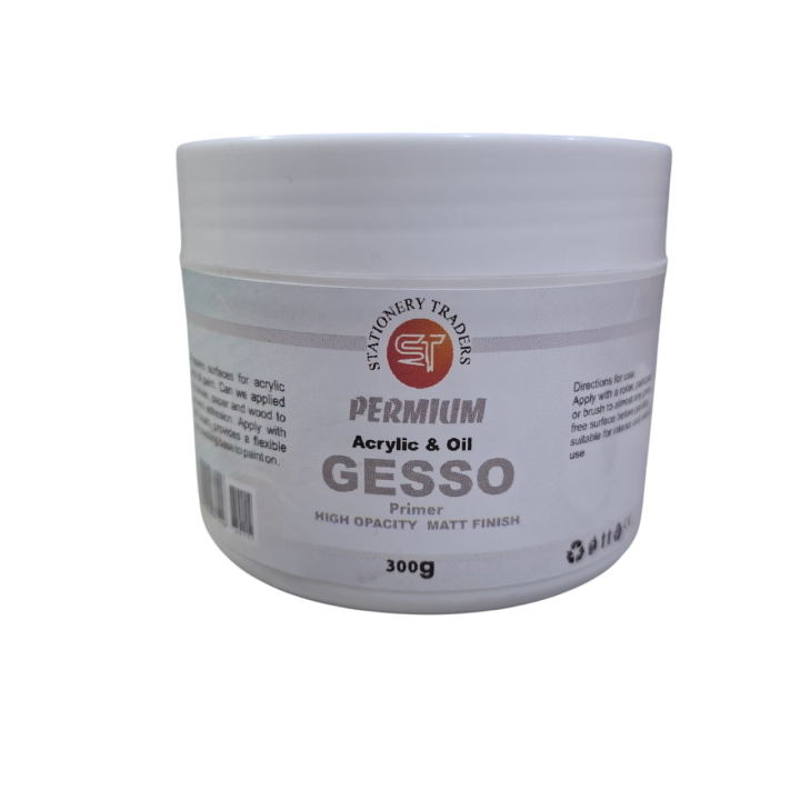 Gesso Primer for Canvas Painting 300 Ml For Oil and Acrylic