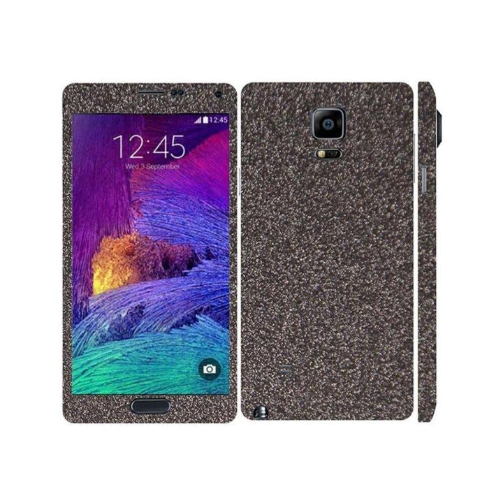 Samsung Galaxy Note 4 Black Glitter Mobile Skin