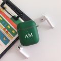 Luxury PU Leather Case Custom Name Text Logo Picture For Airpod Case Personal Design Soft Case Hot Customized Photo Letter Cover. 