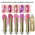 NANAKOR 12 Colors Magic Pink Glitter Lipstick Matte Gliter Shimmer Super Finish Matte Velvet Waterproof Glitter Lipsticks. 