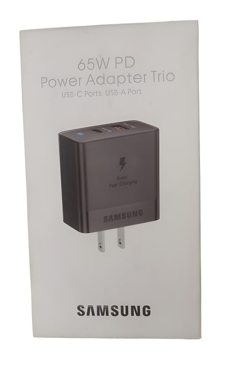 Original SAMSUNG 65W POWER ADAPTER TRIO PD