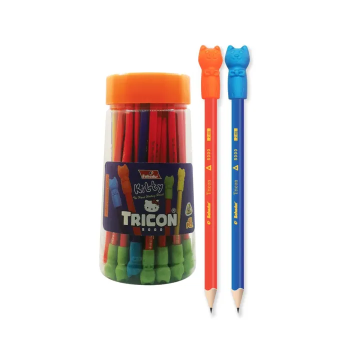 Bahadur%20TRICON%20Graphite%20Pencil%20-Multicolor%2048%20pieces%20Jar-%202HB%20-%20Image%202