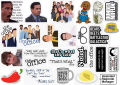 25pcs THE OFFICE sticker pack for all sitcom lovers Micheal Scott fans famous tv series netflix movie romcom 2000s ideal for journals notebooks and guitar waterproof. 