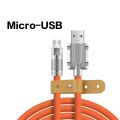 120W 6A Super Fast PD Zinc Alloy Type-C /Micro Usb to USB-A Fast Charging Cord Liquid Silicone Data Cable for iPhone Samsung Xiaomi. 