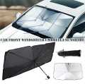 All Car Umbrella Sun Shade Cover for Windshield UV Reflecting Foldable Front Car Sunshade Umbrella. 