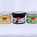Modex Finger Wax Flavors are Random Fruity Halawa. 