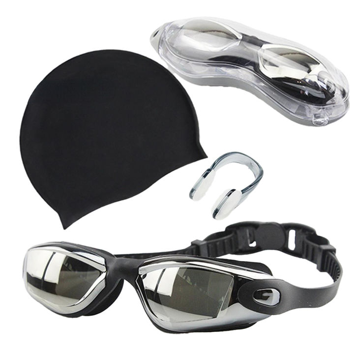 New Waterproof Antifog Swimsuit Glasses UV Protection Swimming Diving