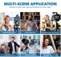 K9 Wireless Lavalier Microphone with USB Type C and iOS Connector Plug and Play Noise Reduction for Vlogging and Live Recording. 