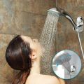 5 Mode Angle Adjustable Shower Head Holder, Super Power Vacuum Suction Cup Handheld Shower Bracket Wall Mount Showerhead Holder for Bathroom. 