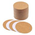 -Adhesive Cork Coasters,Cork Mats Cork Backing Sheets for Coasters and DIY Crafts Supplies (60 Pcs, Round). 