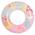 【ETOP】 Inflatable Lion Giraffe Swimming Pool Float Baby Swimming Ring Rubber Ring for Beach Party Summer Water Sport Swim Circle. 