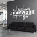 WallsArt Store Teamwork Wall Decal, Teamwork Decal, Office Wall Art, Office Decor, Office Wall Decal, Office Wall Decor, Office Decals, Motivational Art. 