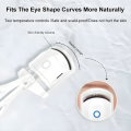 Compact and Rechargeable Mini Electric Eyelash Curler for Quick Long-Lasting Curling Ideal Tool for Women. 