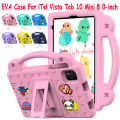 Bear cartoon tablet case for iTel Vista Tab 10 Mini 8.0 inch  stand cover case for VistaTab 10 Mini 8'' kids EVA Handle shockproof casing. 