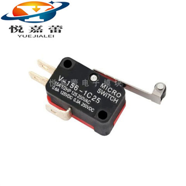 Produktbild von 1PC Double MicroSwitch V-156-2C25 16A 250V Silver 4.8mm Foot