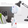 WiFi Smart Plug Outlet Switch Timer Power Socket, Compatible with Amazon Alexa, Google Assistant, IFTTT with APP Remote Control, Turn on/Off Switch, LED Indicator for Home Appliances. 
