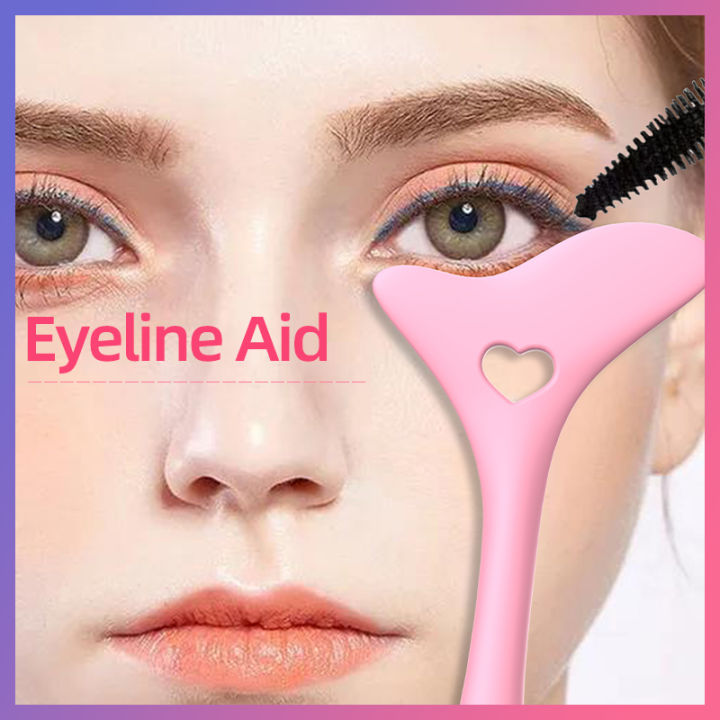 Silicone Winged Tip Eyeliner Aid Eyebrow Pencil Reusable Eye Liner Shadow Guide Template Multifunctional Lazy Quick Makeup Tool