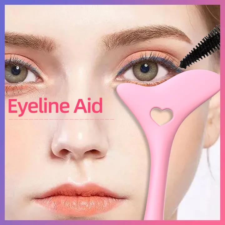 Silicone Winged Tip Eyeliner Aid Eyebrow Pencil Reusable Eye Liner Shadow Guide Template Multifunctional Lazy Quick Makeup Tool