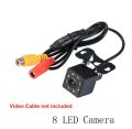 🔥 50% OFF 🔥 8 LED Car Rear View Camera – Full HD, Night Vision, Wide View Angle for Universal Fit | Car Camera With Led  | 8 Led Car Camera Back  | Car Accessories. 