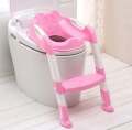 Children Toilet Training Seat With Padded Seat, Toilet Seat With Step Stool Ladder. 