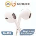 GiONEE 100% Pure Original Handsfree - Imported -360 Degree Surround Sound With Bass & Noise Correction Best For Pubg and Cod mobile Like Games Gionee Hi-Tech Technology Quality Sound Orignal Bass. 