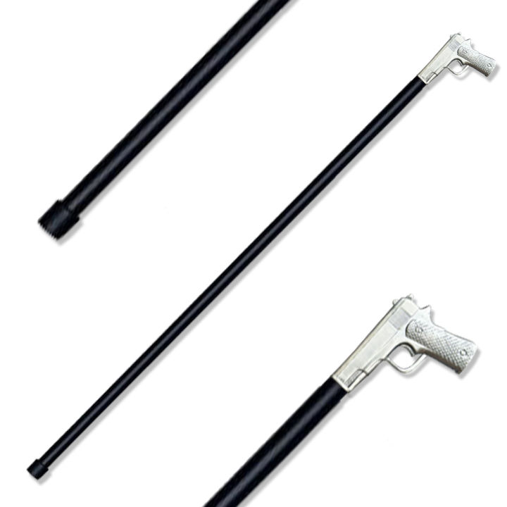 Gun Handle Walking Stick, Unique Walking Stick, Comfortable Grip Walking Stick, High Quality Walking Stick, Bold Design Cane