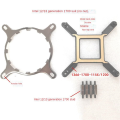 CPU Cooling Mounting Bracket Kit for LGA1700 1200 H55/H75/H80I V2/H90/H100I V2/H105/H110/H115I for AM4 AM5 Durable A. 