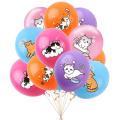 PinShang Cat Birthday Party Decorations Happy Birthday Cat Head Banner Cake Toppers 12inch Latex Balloons Set For Cat Birthday Party. 